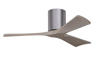 Buy brushed-pewter-finish-with-gray-ash-tone-blades Irene-H Hugger Ceiling Fan by Matthews Fan Company