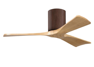 Buy walnut-finish-with-light-maple-tone-blades Irene-H Hugger Ceiling Fan by Matthews Fan Company