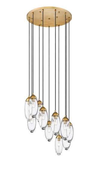 Buy rubbed-brass Arden Chandelier by Z-Lite