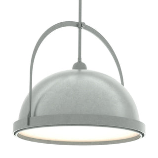 Buy vintage-platinum-and-silver-gray-shade Atlas Pendant by Hubbardton Forge