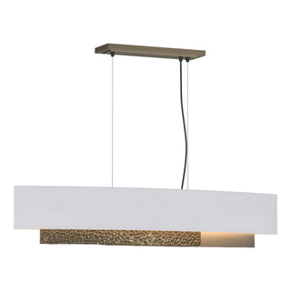 Buy soft-gold-with-natural-anna-shade-sf-glass-and-white-shade Oceanus Pendant by Hubbardton Forge