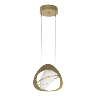 Buy modern-brass-with-clear-glass-zm-glass-and-clear-shade Venn Pendant by Hubbardton Forge