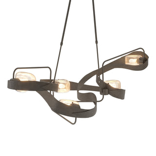 Buy dark-smoke-with-clear-glass-zm-glass-and-clear-shade Graffiti Pendant by Hubbardton Forge