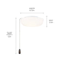Outdoor (Damp) Fan Light Kit by Kichler