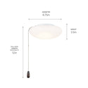Outdoor (Damp) Fan Light Kit by Kichler