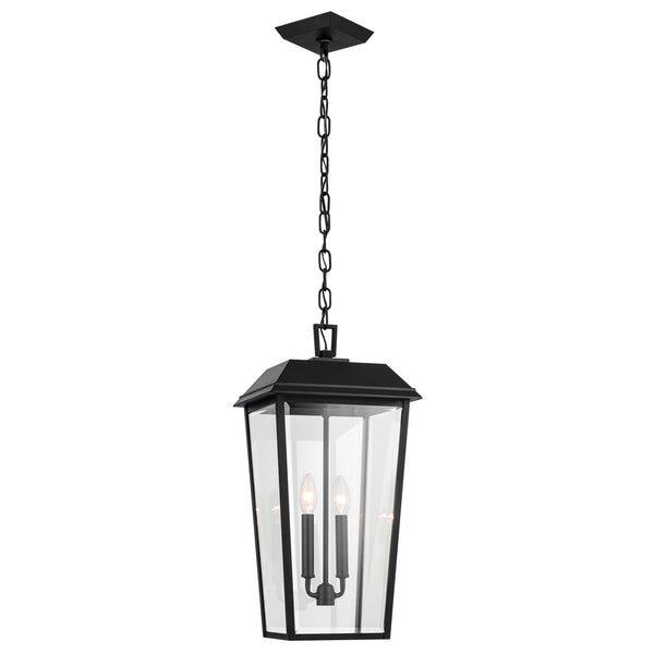 Kichler - 59122BKT - Two Light Outdoor Pendant - Mathus - Textured Black from Lighting & Bulbs Unlimited in Charlotte, NC