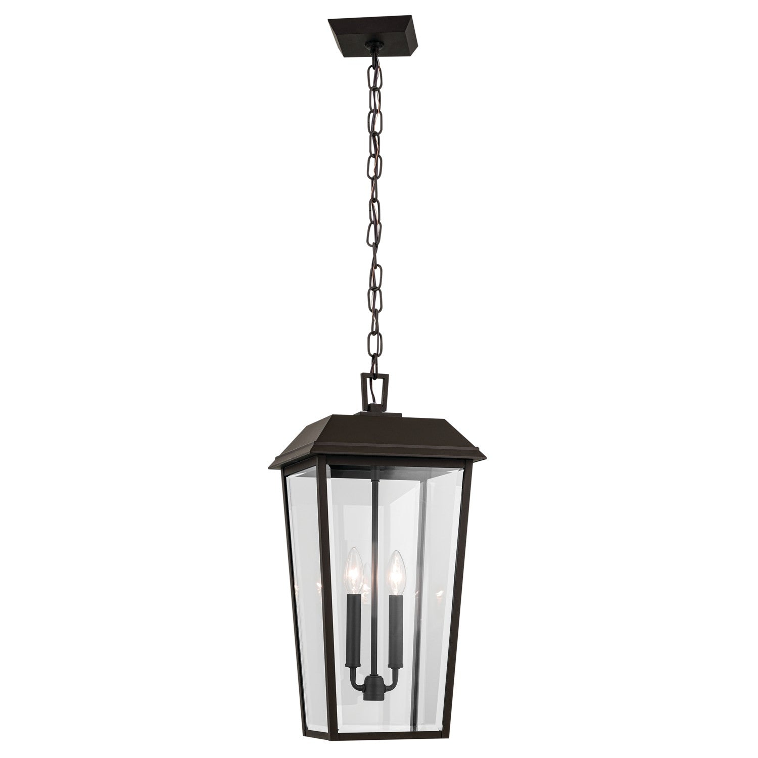 Kichler - 59122OZ - Two Light Outdoor Pendant - Mathus - Olde Bronze from Lighting & Bulbs Unlimited in Charlotte, NC