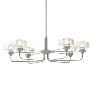 Buy vintage-platinum-with-clear-glass-zm-glass-and-clear-shade Nola Pendant by Hubbardton Forge