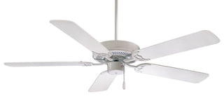 Buy white-finish-with-white-blades Contractor Ceiling Fan by Minka Aire