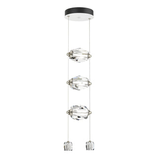 Buy white-and-clear-textured-shade Gatsby Pendant by Hubbardton Forge