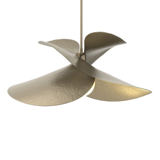 Buy soft-gold Hibiscus Pendant by Hubbardton Forge