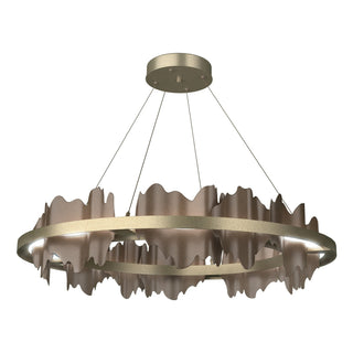 Buy soft-gold Hildene Pendant by Hubbardton Forge