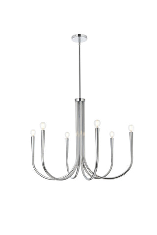 Buy chrome Layne Chandelier by Elegant Lighting