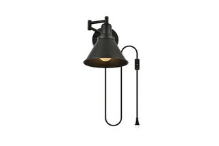 Buy black Jair Outdoor (Damp) Sconce by Elegant Lighting