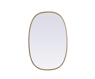 Buy brass Brynn Mirror by Elegant Lighting