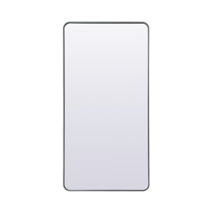 Evermore Mirror by Elegant Lighting – Size: 60.00"L x 30.00"W x 60.00"H – Finish: Silver – Elegant Lighting-MR80FL3060S