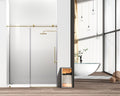 Tempered Glass and Metal Shower Door Accessory by Elegant Lighting