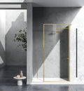 Tempered Glass and Metal Shower Door Accessory by Elegant Lighting