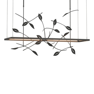 Buy black-and-white-shade Four Seasons Pendant by Hubbardton Forge