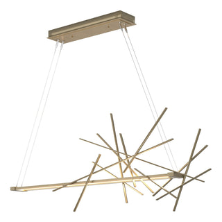 Buy soft-gold Cascade Pendant by Hubbardton Forge