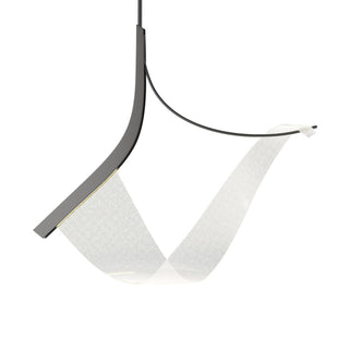 Buy black-and-white-shade Sling Pendant by Hubbardton Forge