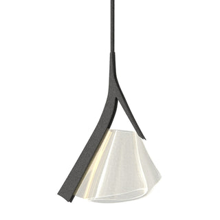 Buy natural-iron-and-clear-shade Mobius Pendant by Hubbardton Forge