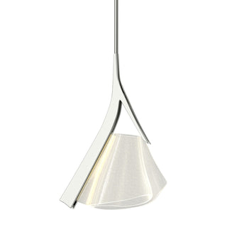 Buy sterling-and-clear-shade Mobius Pendant by Hubbardton Forge