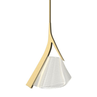 Buy modern-brass-and-clear-shade Mobius Pendant by Hubbardton Forge