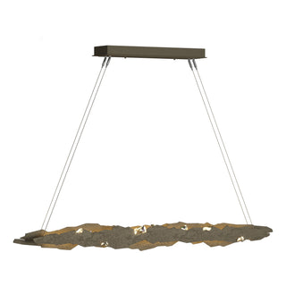 Buy soft-gold Trove Pendant by Hubbardton Forge