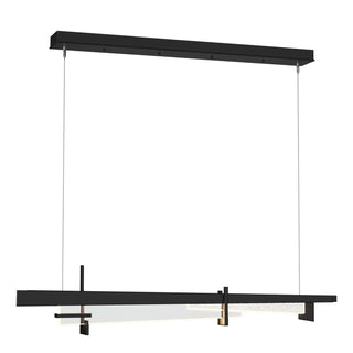 Buy black-with-clear-glass-zm-glass-and-clear-shade Tenon Pendant by Hubbardton Forge