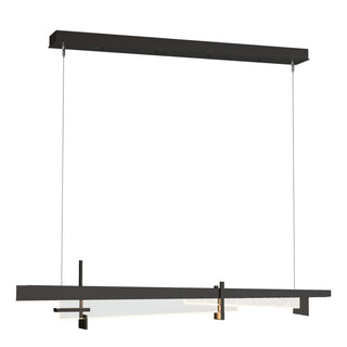 Buy oil-rubbed-bronze-with-clear-glass-zm-glass-and-clear-shade Tenon Pendant by Hubbardton Forge