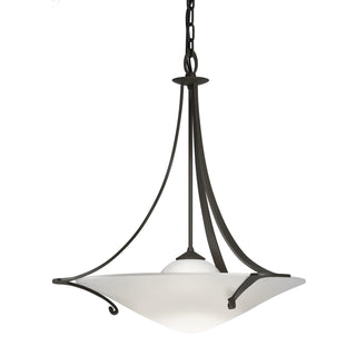 Buy dark-smoke-with-opal-glass-gg-glass-and-white-shade Antasia Pendant by Hubbardton Forge