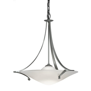 Buy vintage-platinum-with-opal-glass-gg-glass-and-white-shade Antasia Pendant by Hubbardton Forge