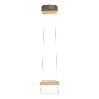 Buy dark-smoke-with-clear-glass-zm-glass-and-clear-shade Cowbell Pendant by Hubbardton Forge
