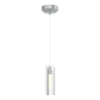 Buy vintage-platinum-with-clear-glass-zm-glass-and-clear-shade Exos Glass Mini Pendant by Hubbardton Forge