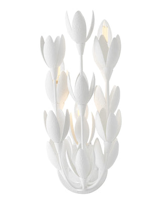 Buy textured-plaster Flora Sconce by Hinkley