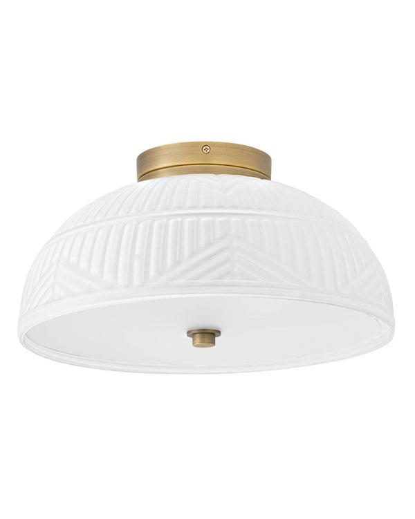 Devon Outdoor (Damp) Flush Mount Ceiling Light by Hinkley