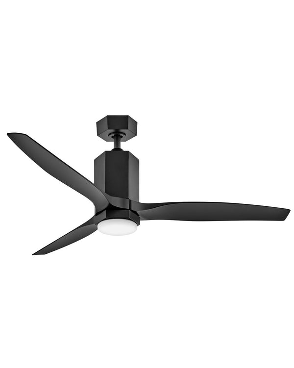 Facet Outdoor (Damp) Ceiling Fan with Light by Hinkley