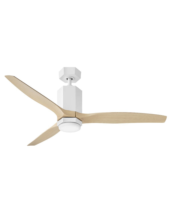Facet Outdoor (Damp) Ceiling Fan with Light by Hinkley
