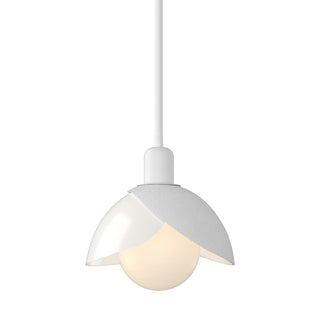 Buy white-with-white-art-glass-bb-glass Brooklyn Pendant by Hubbardton Forge