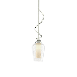 Buy sterling-with-seeded-glass-with-opal-diffuser-zs-glass-and-clear-seedy-shade Flora Pendant by Hubbardton Forge