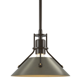 Buy bronze-and-green-shade Henry Pendant by Hubbardton Forge