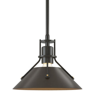 Buy dark-smoke-and-amber-brown-shade Henry Mini Pendant by Hubbardton Forge