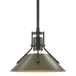 Buy dark-smoke-and-green-shade Henry Mini Pendant by Hubbardton Forge