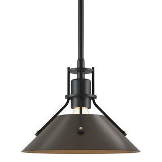 Buy black-and-amber-brown-shade Henry Mini Pendant by Hubbardton Forge
