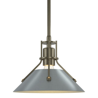 Buy soft-gold-and-silver-gray-shade Henry Mini Pendant by Hubbardton Forge