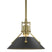 Modern Brass and Black Shade