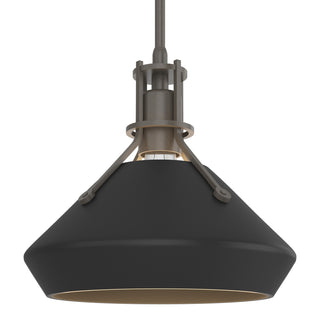 Buy dark-smoke-and-black-shade Henry Mini Pendant by Hubbardton Forge