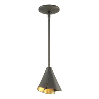Buy black-and-black-shade Mobius Mini Pendant by Hubbardton Forge