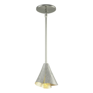 Buy sterling-and-silver-gray-shade Mobius Mini Pendant by Hubbardton Forge